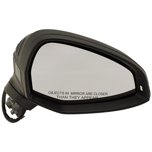 2017-2019 Audi A4/A4 allroad/A4 Quattro Passenger Side Door Mirror W/Lane Departure Warning W/O Auto Dimming W/Cover - AU1321136-Partify-Painted-Replacement-Body-Parts