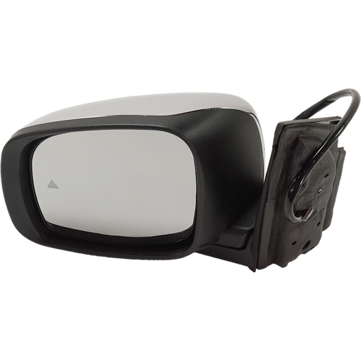 2009-2016 Chrysler Town & Country/Dodge Grand Caravan Driver Side Door Mirror W/Blind Spot Detection W/Memory W/O Dimming Chrome Assembly - CH1320480-Partify-Painted-Replacement-Body-Parts