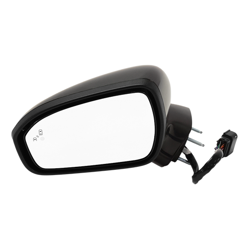 2017-2019 Ford Fusion Energi Platinum/Energi SE/Energi SEL/Energi Titanium/Platinum Hybrid/S Hybrid/SE Hybrid/SE LUX Hybrid/SEL Hybrid/Titanium Hybrid Driver Side Door Mirror Htd To 9-3-18 W/S/L W/Blis W/Mem W/P/L W/Cvr Assembly - FO1320624-Partify-Painted-Replacement-Body-Parts