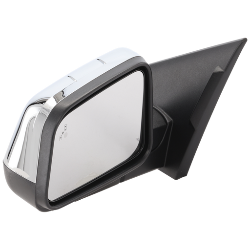 2011-2015 Ford Edge Driver Side Door Mirror Power Heated W/Puddle Lamp W/Bsd Chrome - FO1320730-Partify-Painted-Replacement-Body-Parts