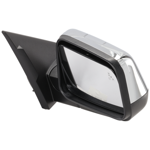 2011-2015 Ford Edge Passenger Side Door Mirror Power Heated W/Puddle Lamp W/Bsd Chrome - FO1321730-Partify-Painted-Replacement-Body-Parts