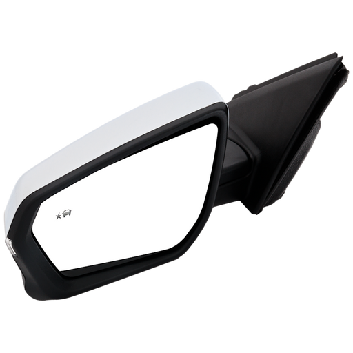 2018-2022 GMC Terrain/Chevrolet Equinox Driver Side Door Mirror W/Signal Lamp W/O Surround View Camera W/Cover Chrome - GM1320618-Partify-Painted-Replacement-Body-Parts