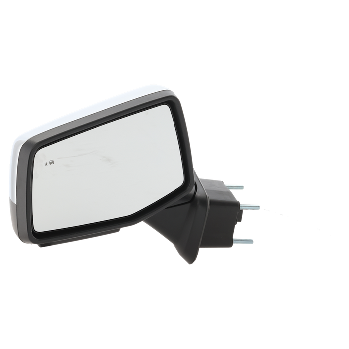 2019-2024 GMC Sierra 1500/1500 Limited Driver Side Door Mirror Pwr Folding W/O Surround View Camera W/Blind Spot Chrome Assembly - GM1320631-Partify-Painted-Replacement-Body-Parts