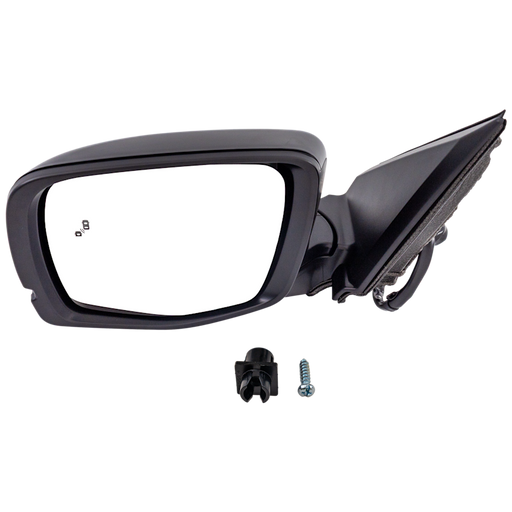 2023-2025 Honda Pilot EX-L/Touring Driver Side Door Mirror W/Signal Lamp W/Memory W/Bsd W/Cover - HO1320365-Partify-Painted-Replacement-Body-Parts