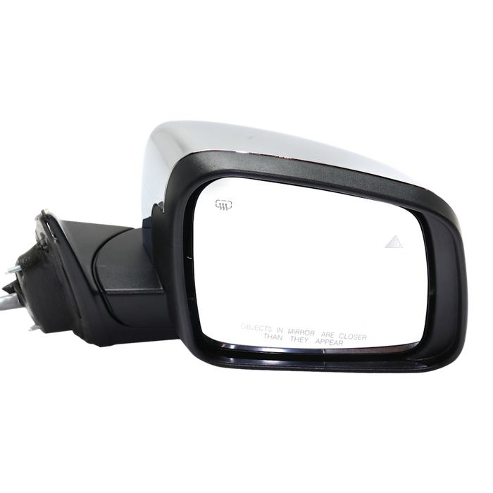 2014-2022 Jeep Grand Cherokee/Cherokee WK Passenger Side Door Mirror - CH1321416-Partify-Painted-Replacement-Body-Parts