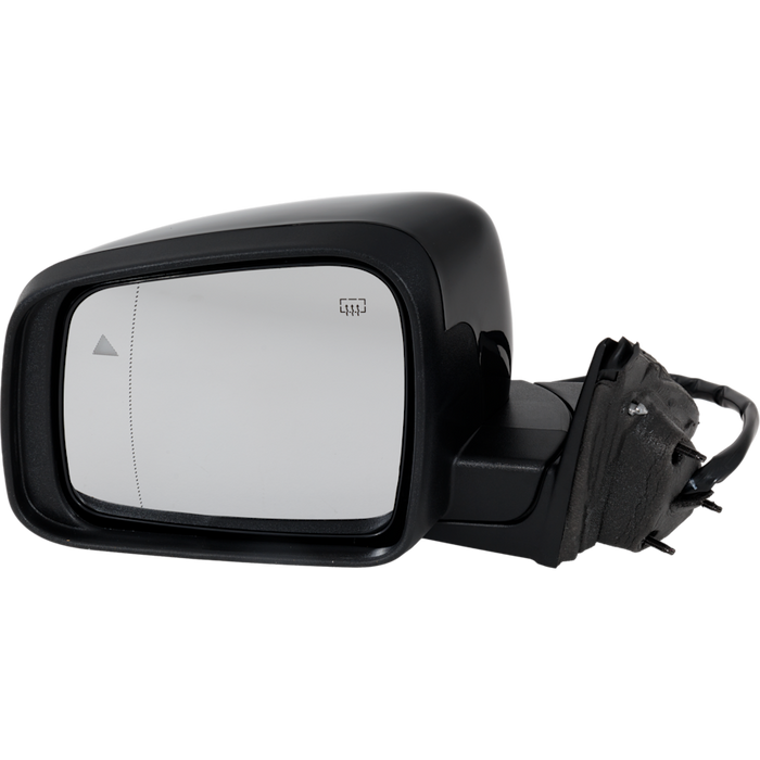 2011-2013 Jeep Grand Cherokee Driver Side Door Mirror Power Heated W/Blind Spot Detection W/Memory Assembly - CH1320509-Partify-Painted-Replacement-Body-Parts