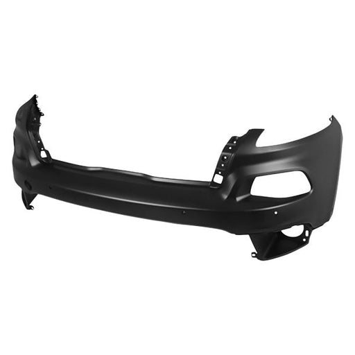 2014-2018 Jeep Cherokee Non Trailhawk CAPA Certified Front Upper Bumper With Sensor Holes & Without Washer Holes & With Tow Hook Hole - CH1014116C-Partify-Painted-Replacement-Body-Parts