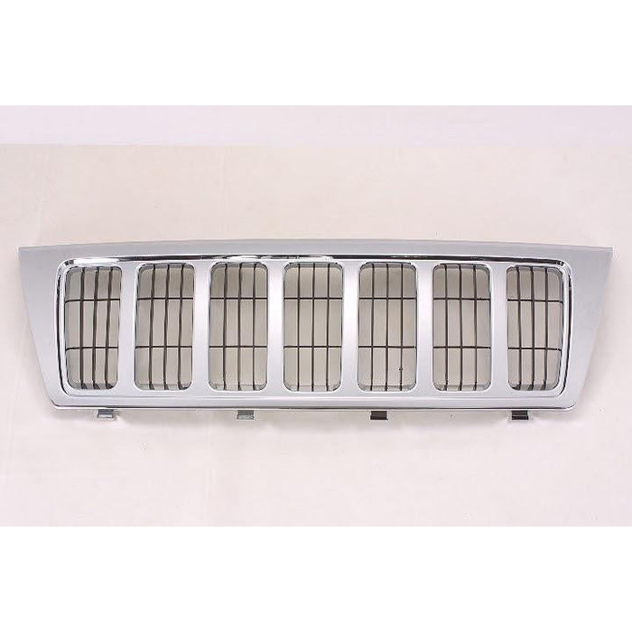 2004 Jeep Grand Cherokee Grille Chrome Black Limited - CH1200298-Partify-Painted-Replacement-Body-Parts