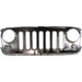 2007-2011 Jeep Wrangler Grille All Chrome - CH1200328-Partify-Painted-Replacement-Body-Parts