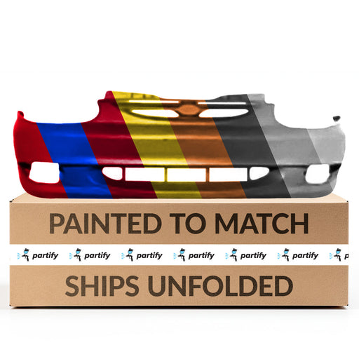 1998-2001 Kia Sephia Front Bumper - KI1000108-Partify-Painted-Replacement-Body-Parts