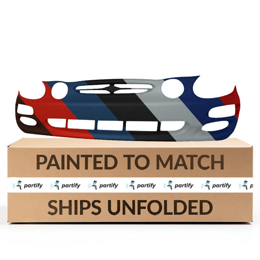 2000-2002 Kia Spectra Front Bumper To 5/01 4 Door Hatchback - KI1000110-Partify-Painted-Replacement-Body-Parts