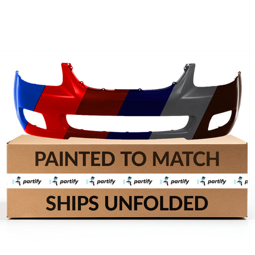 2007-2009 Kia Spectra EX/LX Sedan Front Bumper - KI1000134-Partify-Painted-Replacement-Body-Parts