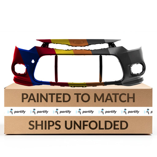 2014-2016 KIA Forte5 5-Door Front Bumper Hatchback - KI1000167-Partify-Painted-Replacement-Body-Parts