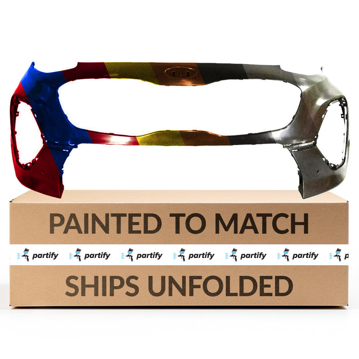 2020 Kia Sportage Front Bumper Without Sensor Holes FWD - KI1000206-Partify-Painted-Replacement-Body-Parts