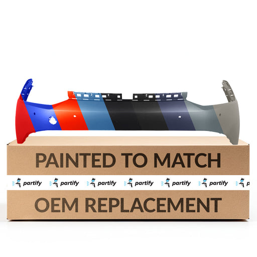 2022-2024 Kia EV6 First Edition/Light/Long Range/Standard Range/Wind CAPA Certified Front Upper Bumper W/Parking Sensor W/Auto Park W/O Radar - KI1014126C-Partify-Painted-Replacement-Body-Parts