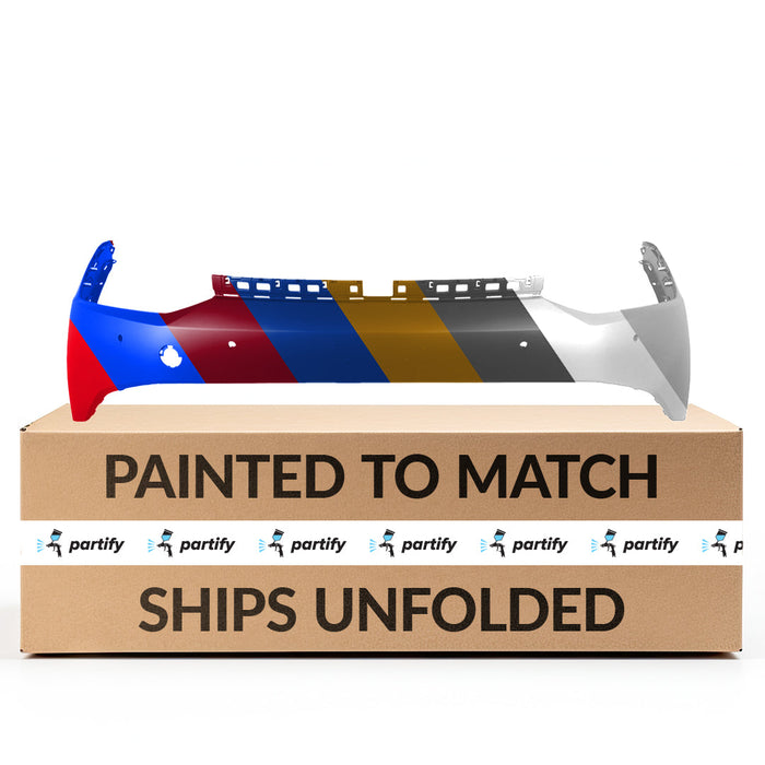 2022-2024 Kia EV6 First Edition/Light/Long Range/Standard Range/Wind CAPA Certified Front Upper Bumper W/Parking Sensor W/Auto Park W/Radar - KI1014127C-Partify-Painted-Replacement-Body-Parts