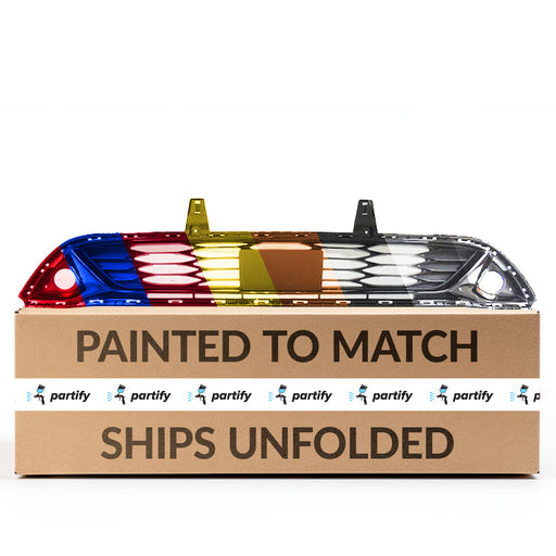 2019-2020 KIA Optima Lower Grille With Projector Fog Lamps With Fog Hole Bezels Ex/Sx Model - KI1036148-Partify-Painted-Replacement-Body-Parts