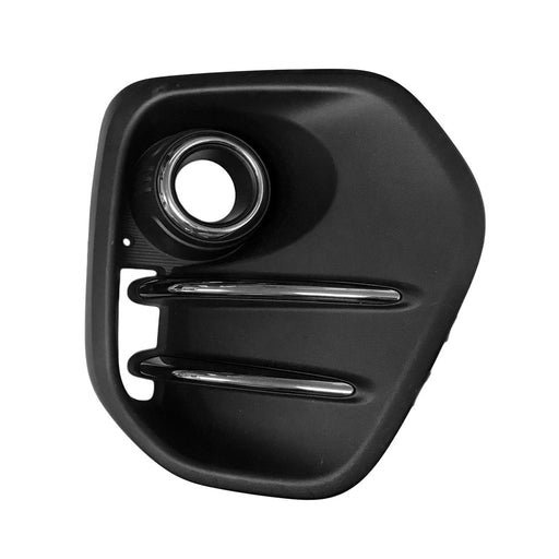 2017-2019 Kia Sportage Front Passenger Side Bumper Insert Halogen Lamps Fog Lamp Bezel W/Fog Lamps Matte FWD - KI1039137-Partify-Painted-Replacement-Body-Parts