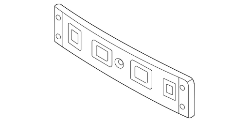 Kia Sportage License Plate Bracket EX For Korea Manufactured Models - KI1068145