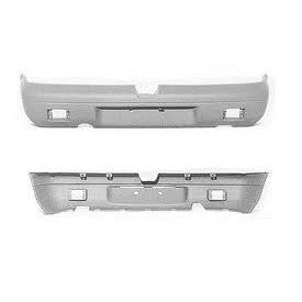 1995-2002 Kia Sportage Rear Bumper W/Spare Carrier - KI1100105-Partify-Painted-Replacement-Body-Parts