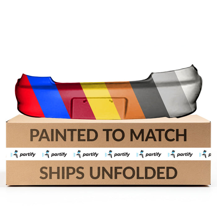 2001-2002 Kia Rio Rear Bumper 4 Door Sedan - KI1100112-Partify-Painted-Replacement-Body-Parts