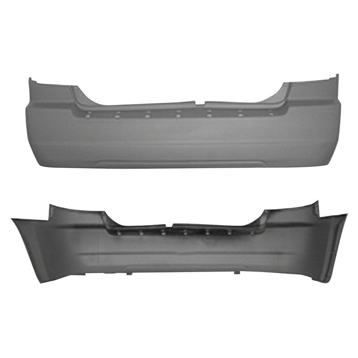 2003-2006 Kia Sorento LX Rear Bumper W/O Fender Flares - KI1100123-Partify-Painted-Replacement-Body-Parts