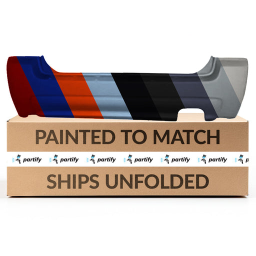 2005-2008 Kia Sportage 2.0L Engine Single Exhaust Rear Bumper - KI1100126-Partify-Painted-Replacement-Body-Parts