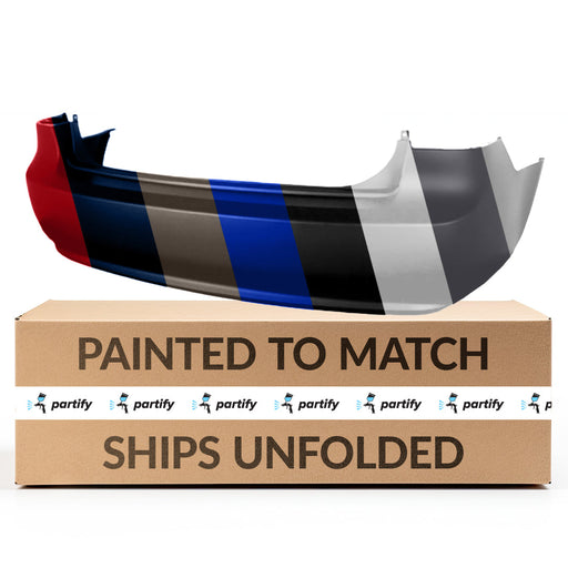 2006-2008 Kia Optima 2.4L Engine Rear Bumper Without Sensor Holes - KI1100134-Partify-Painted-Replacement-Body-Parts