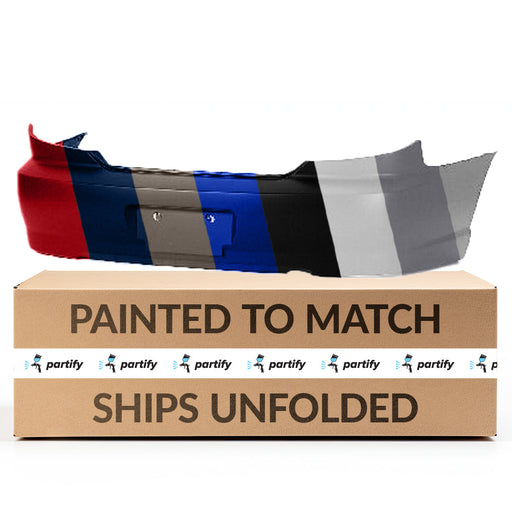 2002-2004 Kia Spectra Rear Bumper 4 Door Sedan - KI1100135-Partify-Painted-Replacement-Body-Parts