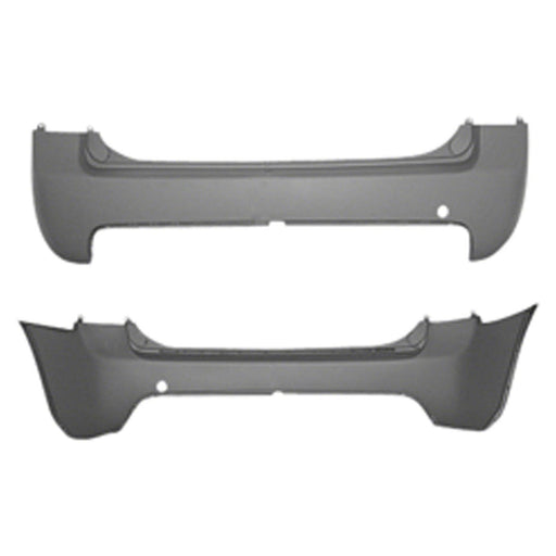 2007-2012 Kia Rondo Rear Bumper W/O Rear Object Sensors - KI1100137-Partify-Painted-Replacement-Body-Parts