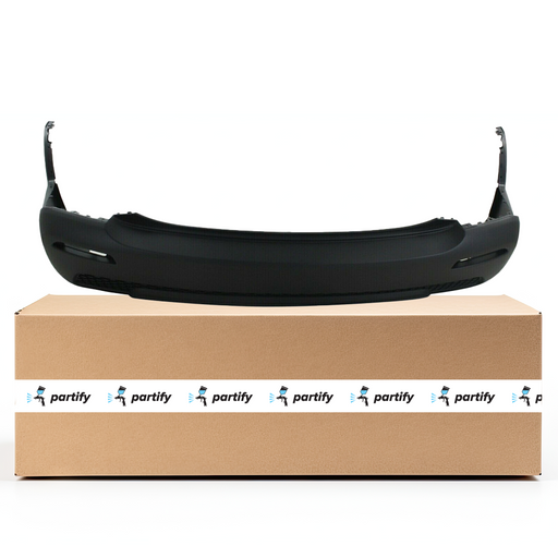 2011-2013 KIA Sorento Rear Bumper Without Sensor Holes - KI1100155-Partify-Painted-Replacement-Body-Parts