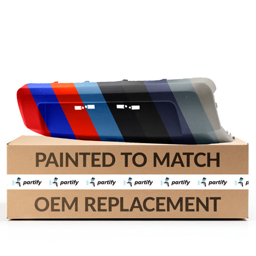 2010-2011 Kia Soul CAPA Certified Rear Center Bumper Type A - KI1100164C-Partify-Painted-Replacement-Body-Parts