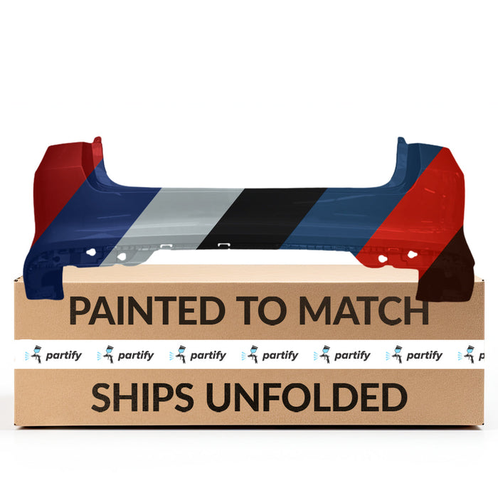 2014-2016 Kia Optima Hybrid/Hybrid EX/Hybrid EX Premium/Hybrid LX CAPA Certified Rear Bumper W/Blind Spot Detection - KI1100196C-Partify-Painted-Replacement-Body-Parts