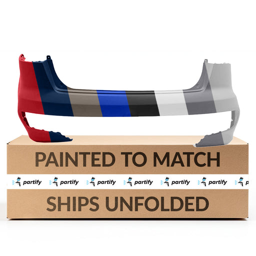 2016-2017 Kia Rio Rear Bumper Hatchback - KI1100199-Partify-Painted-Replacement-Body-Parts