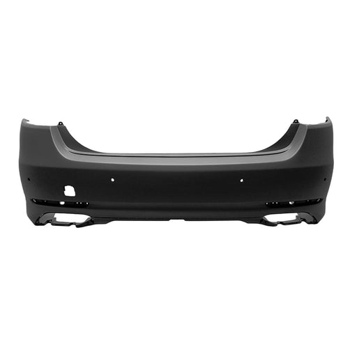 2016-2017 Kia K900 CAPA Certified Rear Bumper W/O Blind Spot Sensor - KI1100212C-Partify-Painted-Replacement-Body-Parts