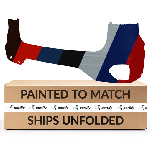 2020-2022 Kia Niro/Niro EV CAPA Certified Rear Bumper W/O Parking Sensors - KI1100249C-Partify-Painted-Replacement-Body-Parts