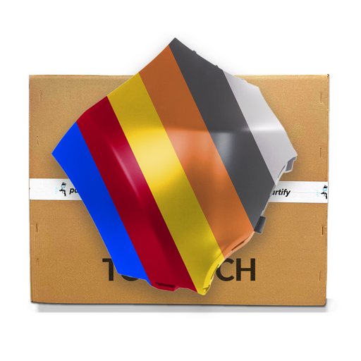 2014-2016 Kia Soul Driver Side CAPA Certified Rear Bumper End - KI1116100C-Partify-Painted-Replacement-Body-Parts