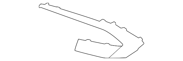Kia Sportage Hybrid SX Prestige/Side Trim Rear Bumper Molding Hybrid SX Prestige - KI1146108