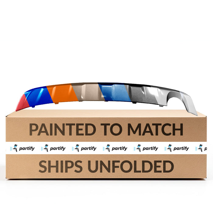 2016-2018 Kia Sorento EX/L/LX Rear Bumper Valance W/O Sport Pkg Silver Panel - KI1195107-Partify-Painted-Replacement-Body-Parts