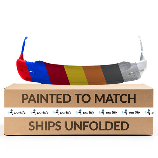 2012-2015 Kia Rio SX Rear Bumper Valance/Grille Kit Panel Sedan - KI1195141-Partify-Painted-Replacement-Body-Parts
