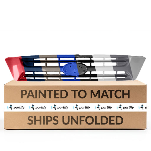 2006-2010 Kia Sedona Grille Upper Grille Assembly W/O Sport Pkg Assembly - KI1200123-Partify-Painted-Replacement-Body-Parts