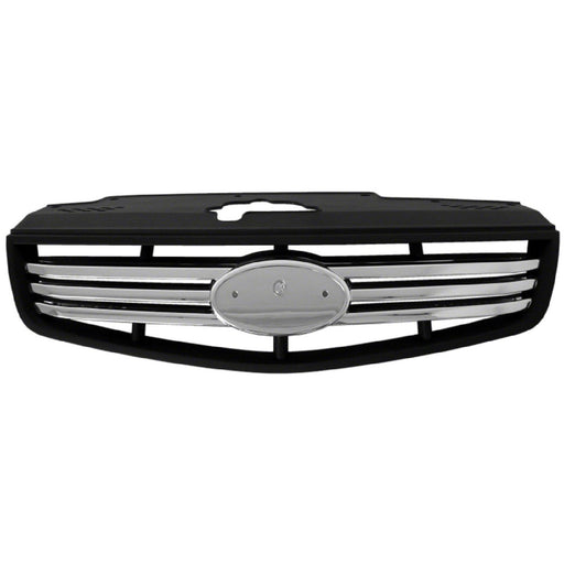 2007 Kia Rio/Rio5 Grille /Chrome Louvers Assembly - KI1200177-Partify-Painted-Replacement-Body-Parts