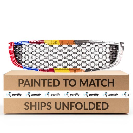 2015-2018 KIA Sedona Grille With Surround View Without Auto Cruise Brown Silver - KI1200179-Partify-Painted-Replacement-Body-Parts