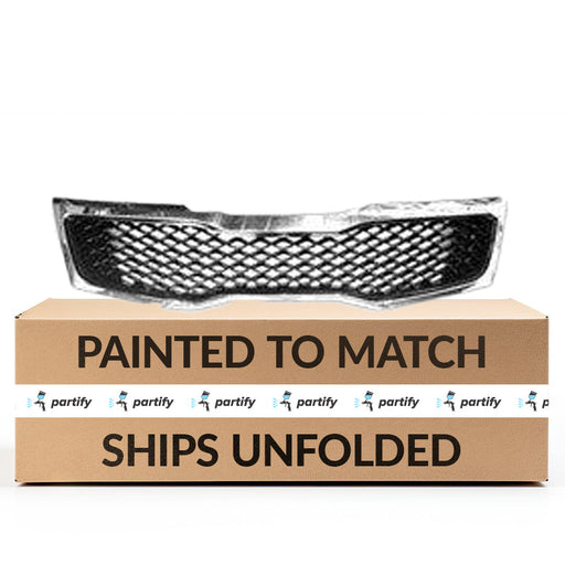 2012-2013 KIA Optima Grille With Chrome Moulding For USA Built Ex And Lx Models - KI1200184-Partify-Painted-Replacement-Body-Parts