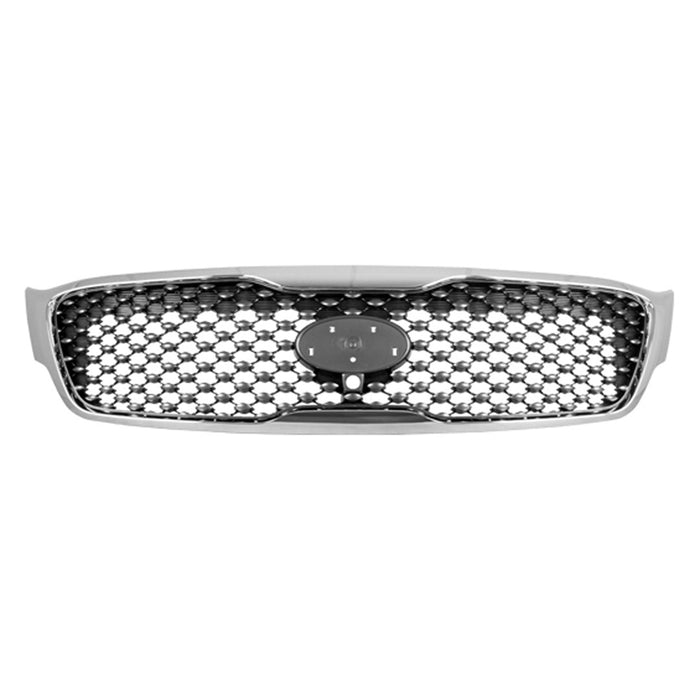 2016-2018 Kia Sorento SX/SX Limited Grille W/Around View Monitor Gray/Chrome Assembly - KI1200187-Partify-Painted-Replacement-Body-Parts