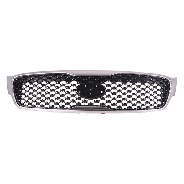 2016-2018 Kia Sorento SX CAPA Certified Grille W/O Front View Camera Dark Gray Assembly - KI1200199C-Partify-Painted-Replacement-Body-Parts