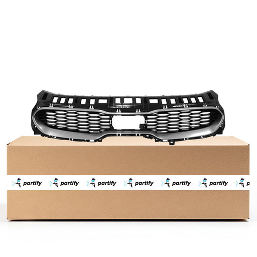 2018-2019 Kia Stinger Base/Premium CAPA Certified Grille W/Intelligent Cruise Cont Assembly - KI1200224C-Partify-Painted-Replacement-Body-Parts