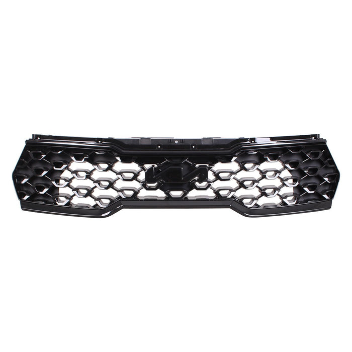 2022-2023 Kia Sorento EX/LX/S/SX Grille W/O Camera Black Assembly - KI1200229-Partify-Painted-Replacement-Body-Parts
