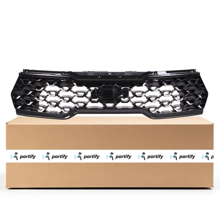 2022-2023 Kia Sorento EX/LX/S/SX CAPA Certified Grille W/O Camera Black Assembly - KI1200229C-Partify-Painted-Replacement-Body-Parts