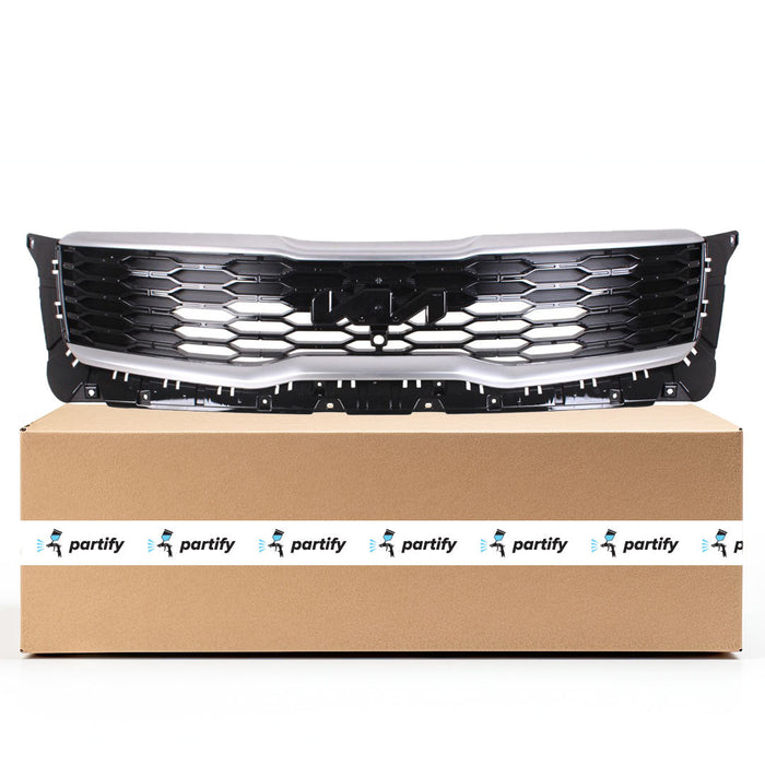 2022 Kia Telluride SX CAPA Certified Grille W/O Nightfall Edition Pkg Assembly - KI1200232C-Partify-Painted-Replacement-Body-Parts